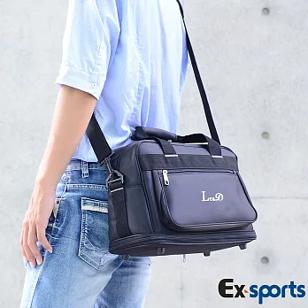 Ex-Sports亞克仕 商務旅行袋-大小變型黑色