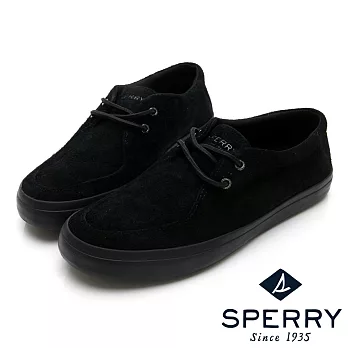 SPERRY 冬感麂皮紳士麂皮休閒鞋(男)-黑US10黑色