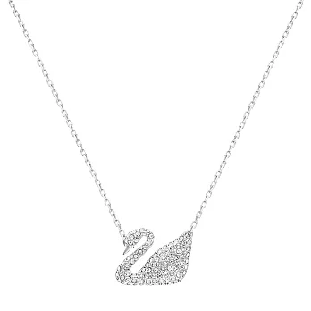 奧地利SWAROVSKI 經典銀天鵝水晶項鍊