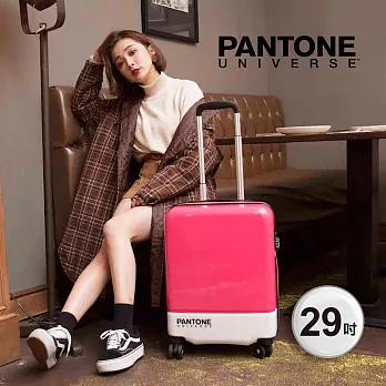  【PANTONE UNIVERSE】色票行李箱29吋蜜桃紅