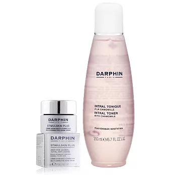 Darphin 朵法 全效舒緩化妝水(200ml)+深海緊緻賦活精華乳霜(5ml)