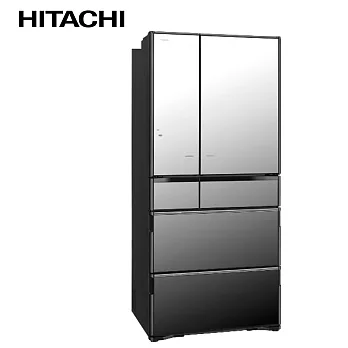 ［HITACHI 日立家電］日本原裝670公升 六門變頻冰箱 琉璃鏡 RX670GJ