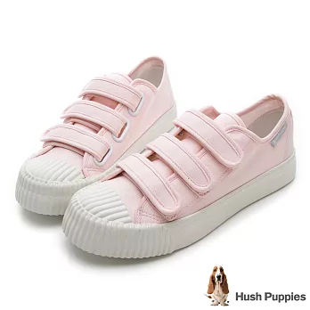 Hush Puppies 復古魔鬼氈餅乾鞋-粉色US7.5粉色