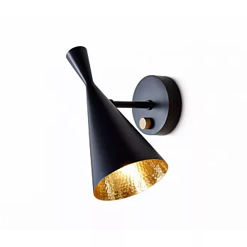 Tom Dixon Beat Wall Light Black 黑金壺型壁燈（錐瓶）