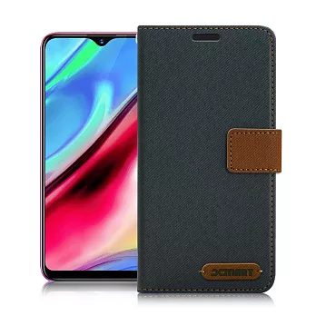 Xmart for ViVO Y95 度假浪漫風支架皮套 沉著灰