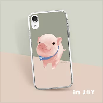 INJOYmall for iPhone X 波波迷你豬透明防摔手機殼 保護殼