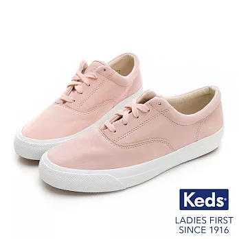 Keds ANCHOR 霧感復刻綁帶休閒鞋US6粉橘