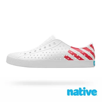 【U】native - JEFFERSON BLOCK 輕量化晴雨兩用鞋(六色可選)US9 - 斜線熱情紅