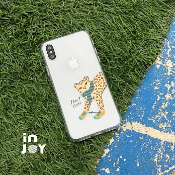 INJOYmall for iPhone XS max 鞋帶花豹防摔手機殼 保護殼