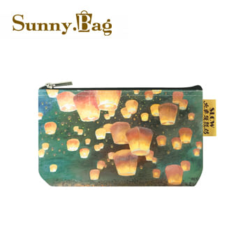 Sunny Bag - 火車頭顏坊-多功能棉布文具袋/化妝包-千燈齊揚