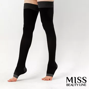 【MISS BEAUTY LINE】韓國原廠 遠紅外線/陶瓷纖維美雕襪 -日間美雕長襪型