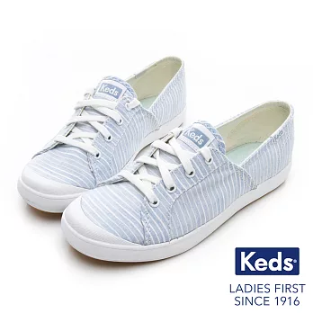 【Keds】SANDY 復古綁帶休閒鞋US6.5淺藍