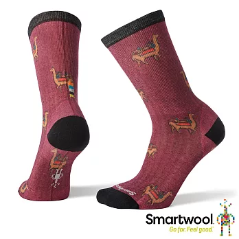 Smartwool 女 Print系列中長襪-Llama Adventures M彩色