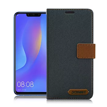 Xmart for 華為 HUAWEI Nova 3i 度假浪漫風支架皮套 沉著灰