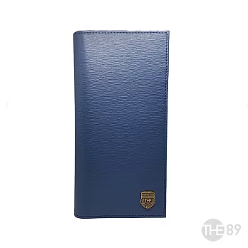 【THE89】典藏皮革985-6909長夾藍色