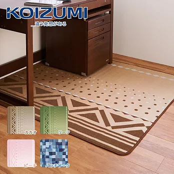 【KOIZUMI】兒童地毯‧幅130cm(4色可選)藍格紋