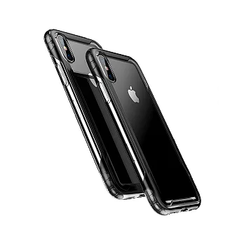 Baseus for iPhone Xs Max 軍規四角防護氣囊保護殼 黑
