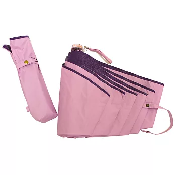 【U】AURORA - 素色兩面遮光輕量傘(五色可選) - 粉紫