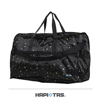 【HAPI+TAS】日本原廠授權 摺疊旅行袋 (大)- 星空黑