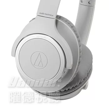 鐵三角 ATH-SR30BT 輕量化 無線藍牙耳罩式耳機 續航力70HR - 灰色