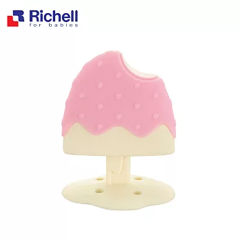 【Richell 利其爾】寶寶咬咬系列固齒器【冰棒】(附盒)