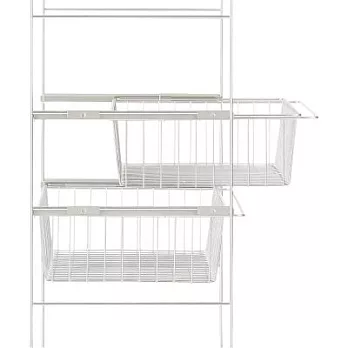 [MUJI無印良品]SUS追加網籃/ 亮面淺灰/56