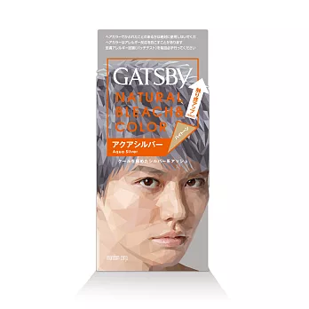 GATSBY 無敵顯色染髮霜(水漾銀灰) 雙氧乳70ml、染髮霜35g