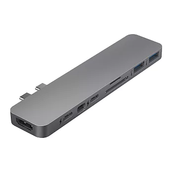 HyperDrive 8-in-2 USB-C Hub太空灰