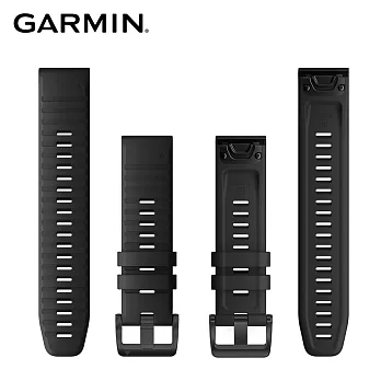 【GARMIN】QUICKFIT 22mm 矽膠錶帶黑色