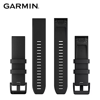 GARMIN QUICKFIT 22mm 矽膠錶帶  黑矽膠錶帶