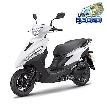 YAMAHA 山葉機車 JOG125 鼓剎 白