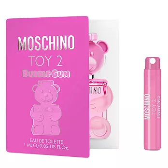 MOSCHINO 泡泡熊女性迷你淡香水針管 1ml