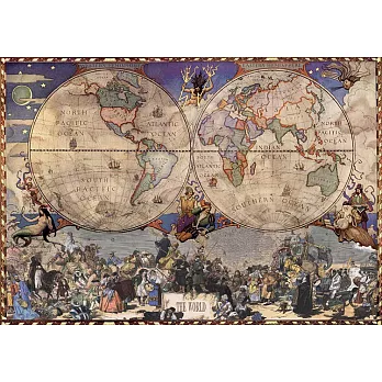 義大利 IFI 海報/包裝紙 希臘神話故事地圖