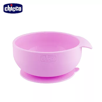 chicco-矽膠吸盤碗 -甜美女孩