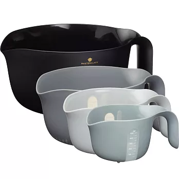 《MasterClass》備料過濾打蛋盆4件 | 攪拌盆 料理盆 洗滌盆 備料盆