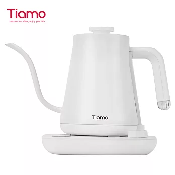 Tiamo 電子溫控壺電子溫控細口壺 600ml 110V -白(HG2444)
