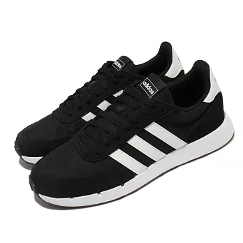 adidas 休閒鞋 Run 60s 2 復古慢跑 男鞋 愛迪達 街頭時尚 麂皮 黑 白 FZ0961 29.5cm BLACK/WHITE