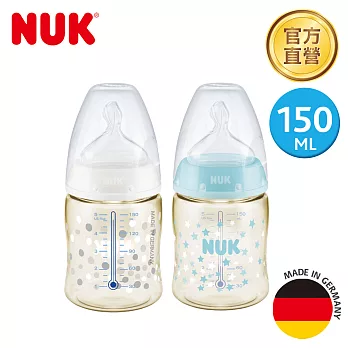 德國NUK-寬口徑PPSU感溫奶瓶150mL-1入(顏色隨機出貨)