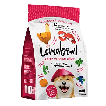 Loveabowl囍碗｜無穀天然糧-全齡犬-雞肉&大西洋龍蝦配方 250g