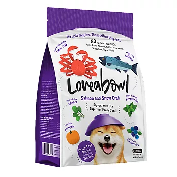 Loveabowl囍碗｜無穀天然糧-全齡犬-鮭魚&雪蟹配方 4.5kg