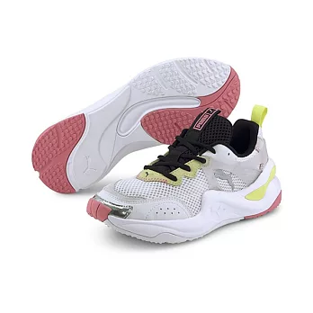 PUMA Rise Contrast Wns 女 休閒鞋 37232303 UK4.5 白