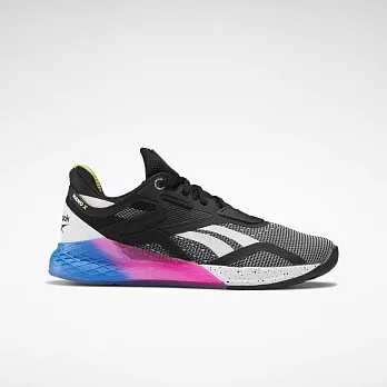 Reebok Nano X [FW8208] 女 多功能 訓練鞋 慢跑 運動 健身 重訓 休閒 緩震 透氣 黑藍粉 23.5cm 黑/藍