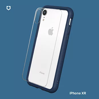 犀牛盾 iPhone XR Mod NX邊框背蓋兩用殼- 海軍藍