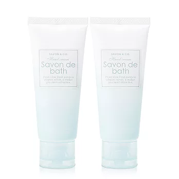 SAVON & CO. 水色鈴蘭潤澤療癒護手霜(50g)X2入