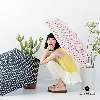 Joy Heart｜三折超細自動快乾晴雨傘 可愛貓頭鷹