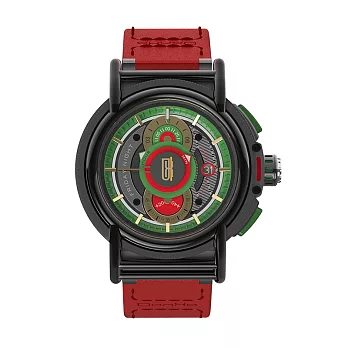 DONHA FRIDAY NIGHT系列 ＂狂想曲＂ 紅色皮革 長錶帶