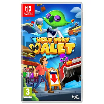 NS 任天堂 Switch 胡鬧泊車 外文封面 中文版