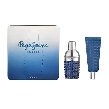 Pepe Jeans London 紳士之夜經典淡香水典雅奢華禮盒(限量版)(淡香水100ml/沐浴膠80ml)-代理商公司貨