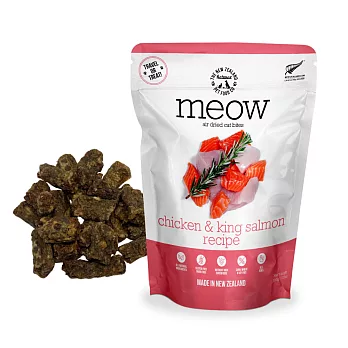 【NZ Natural鮮開凍】meow貓咪香酥風乾鮮肉餐100g(3入組) 雞肉+帝王鮭