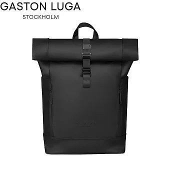 GASTON LUGA Rullen 13吋防水個性後背包 - 經典黑